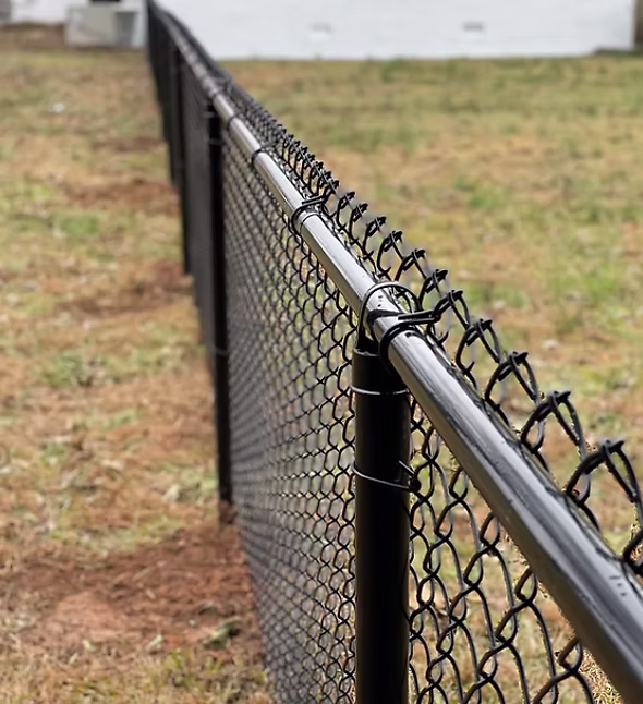 Chain-link perimeter fence